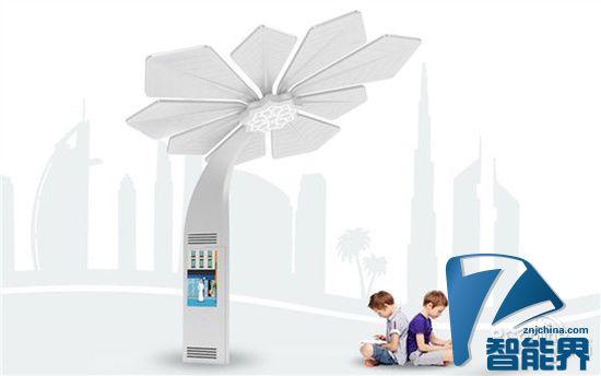 城里人這樣玩！迪拜土豪Wi-Fi充電棕櫚樹