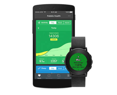 Fitbit遇新對(duì)手？Pebble智能手表更多能