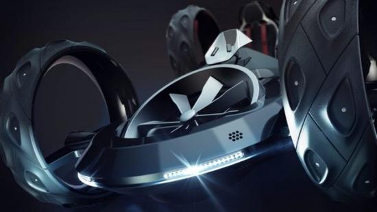 新玩具？這里有輛能爬墻的電動車 莫非是鋼鐵俠的