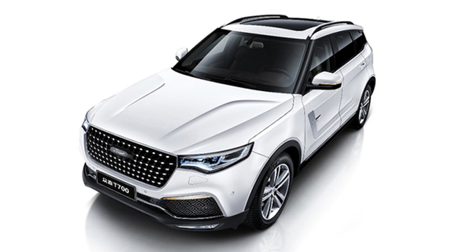 眾泰T700L車(chē)型的官圖發(fā)布，造型硬朗大氣
