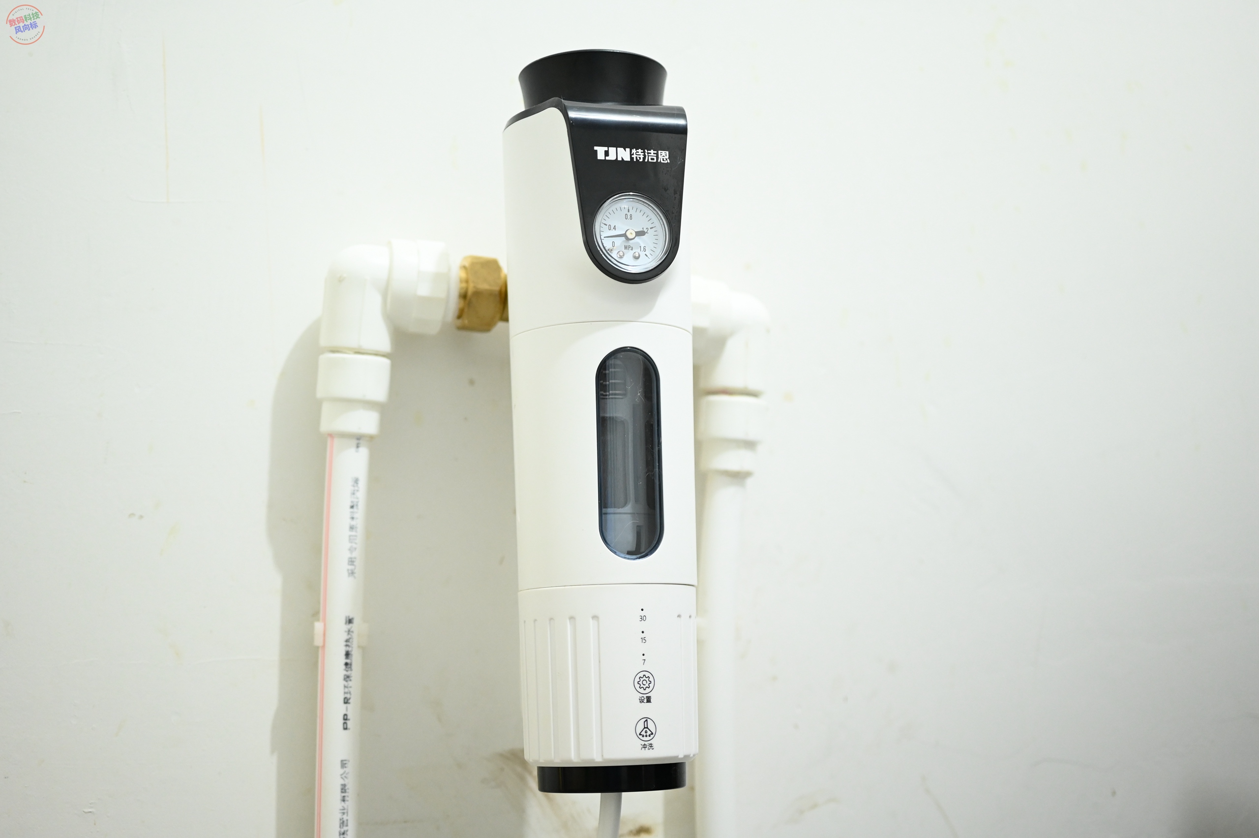 水質(zhì)凈化無(wú)聲搞定，讓洗菜洗衣用水更健康，特潔恩AS16前置過(guò)濾器上手